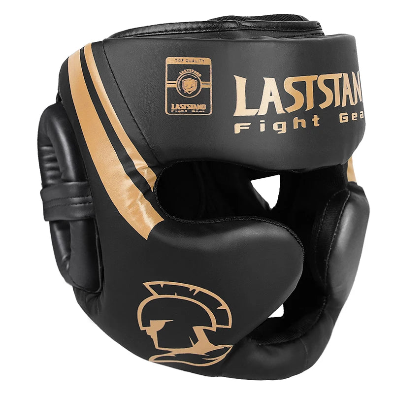 Boxing Headgear for Men Women Muay Thai MMA KickBoxing Safety Head Guard Sparring Closed Type Head gear with Full Face Coverage
