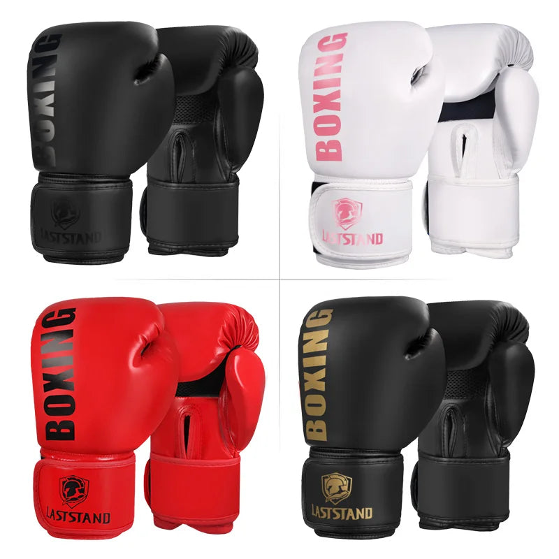 New Pro Boxing Gloves For Women Men Sanda Training Sandbags Muay Thai Combat Fight Adults Kickboxing Gloves